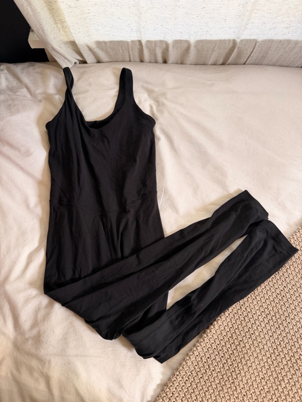 lululemon athletica Black Align One-Piece Jumpsuit
